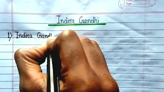 'Video thumbnail for 10 Lines on Indira Gandhi in English ⬆︎'