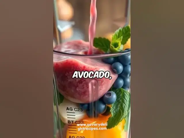 'Video thumbnail for Sip into Bliss: Discover the Creamiest Almond, Banana, Avocado Smoothie with Honey'