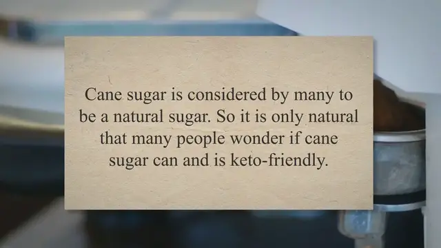 'Video thumbnail for Is Cane Sugar Keto Friendly?'