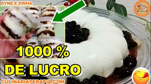 'Video thumbnail for A Receita de Manjar de Coco que Me Rendeu 1000% de Lucro - Bolo no Pote de Manjar de Coco com Ameixa'