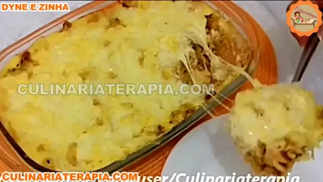 'Video thumbnail for Macarrão de Forno Cremoso com Frango Milho e Queijo'