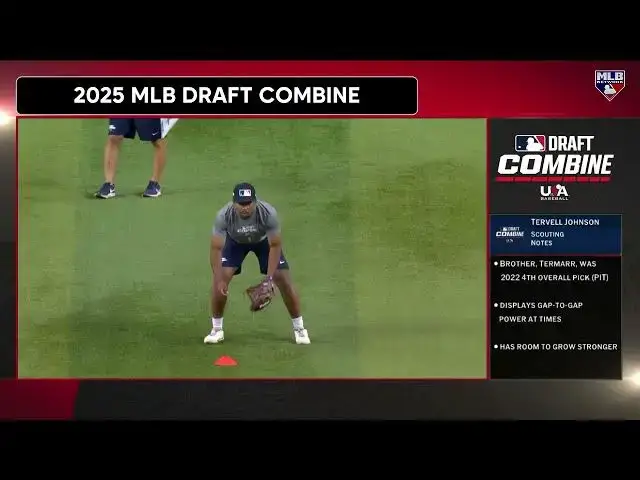 'Video thumbnail for Tervell Johnson Talks At 2025 MLB Draft Combine About MLB Aspirations!'