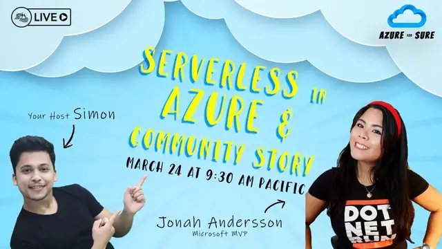 'Video thumbnail for Serverless in Azure & Community Story Azure for Sure Ep. 7'