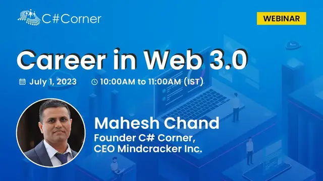 'Video thumbnail for Career in Web 3.0 by Mahesh Chand'