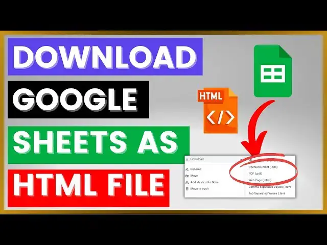 'Video thumbnail for How To Download A Google Sheets As An HTML File? [in 2025]'