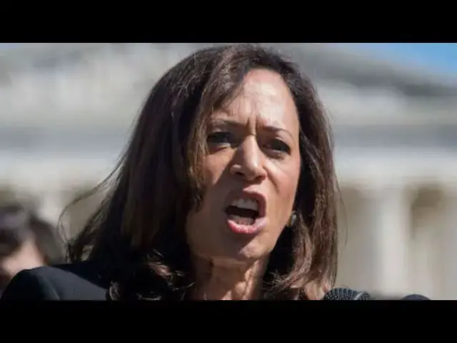 'Video thumbnail for Kamala Harris Loses It During Rally - Absolute Meltdown'