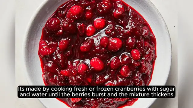 'Video thumbnail for Vibrant Cranberry Sauce with a Twist'
