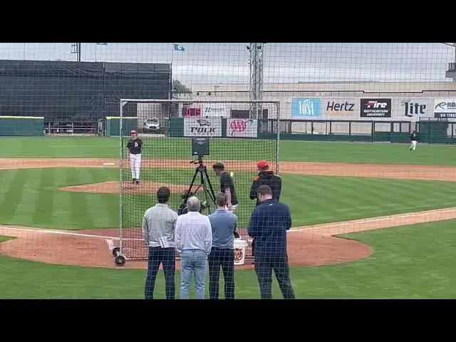 'Video thumbnail for Jackson Jobe vs. Jace Jung Live Batting Practice with Detroit Tigers! (2025 MLB Spring Training)'