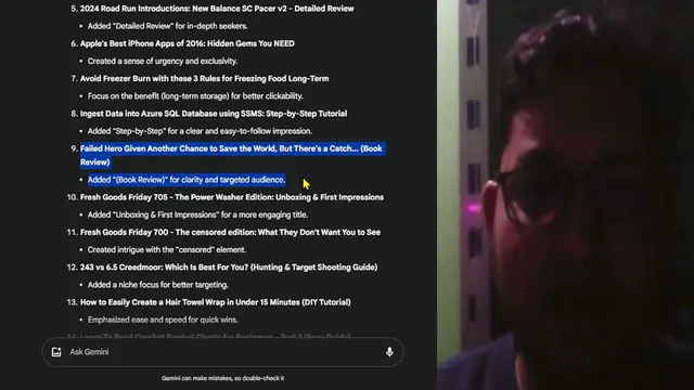 'Video thumbnail for Failed Hero Given Another Chance to Save the World, But There's a Catch... (Book Review) Added (Book Review) for clarity and targeted audience.'