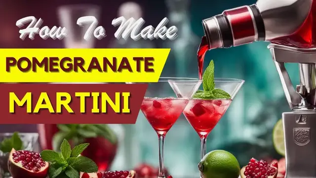 'Video thumbnail for Craft the Perfect Pomegranate Martini: A Sweet and Tart Sensation!'