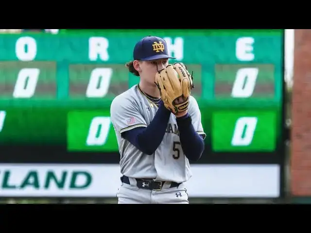 'Video thumbnail for Rory Fox 2025 College Baseball Highlights! | Notre Dame Fighting Irish'
