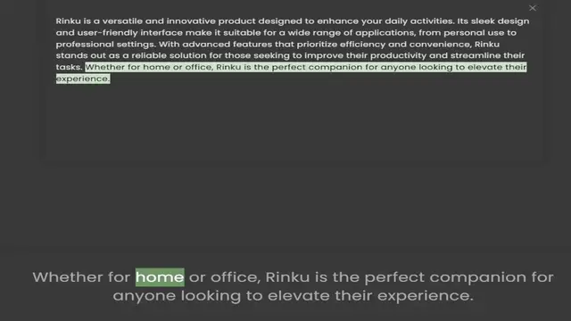 'Video thumbnail for Rinku is a versatile and innovative product designed to enhance your daily activities. Its sleek design and user-friendly interface make it suitable for a wide range of applications, from personal use to professional settings. With advanc'