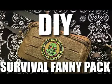 'Video thumbnail for DIY Survival Kit Fanny Pack - Make Your Own Gear'