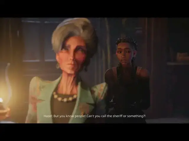 'Video thumbnail for South of Midnight - Chapter 1 Flood Mansion: Hazel Talks To Lily and Grandma "Bunny" Intro Cutscene'