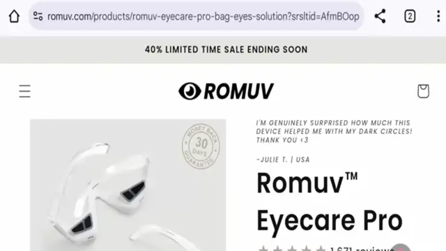 'Video thumbnail for Romuv Eyecare Pro Reviews (April 2025) - Is This An Authentic Product Find Out! |'