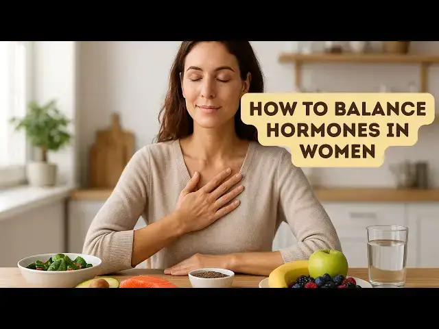 'Video thumbnail for How to Balance Hormones: in Women Diet, Lifestyle, and Expert Tips'