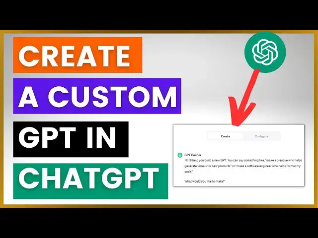 'Video thumbnail for How To Create A Custom GPT In Your ChatGPT Account?'