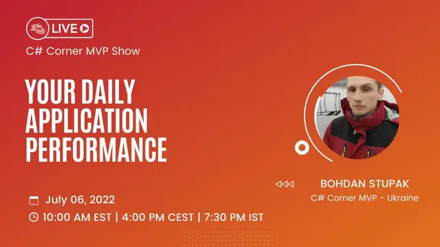 'Video thumbnail for Your Daily Application Performance - MVP Show ft. Bohdan Stupak'