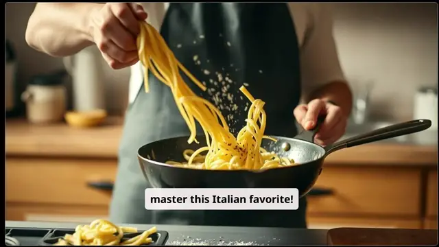 'Video thumbnail for Cacio e Pepe Recipe'