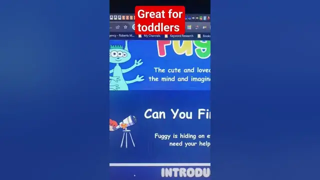 'Video thumbnail for Seek and Find For Toddlers, Where's Fuggy? #shorts'