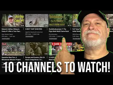 'Video thumbnail for 10 Bushcraft & Survival YouTube Channels You Should Watch!'