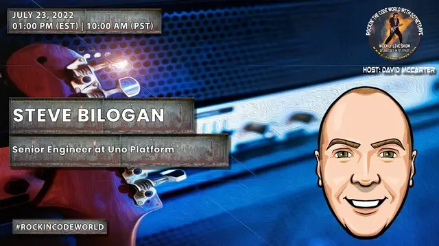 'Video thumbnail for Rockin’ The Code World with dotNetDave ft. Steve Bilogan Ep. 61'