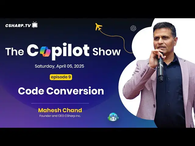 'Video thumbnail for Code Conversion: The Copilot Show - Ep. 9'