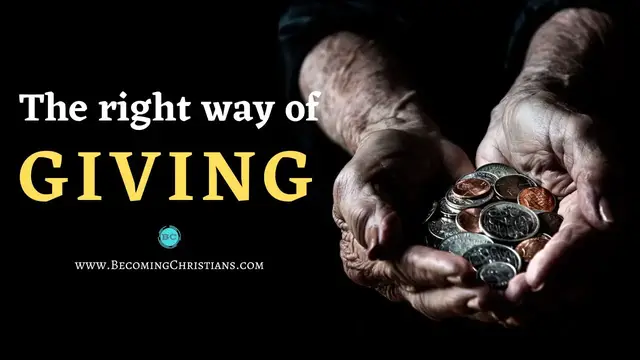 'Video thumbnail for Matthew 6:1-4: What did Jesus Teach About Giving?'