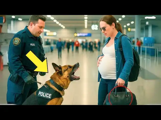 'Video thumbnail for Police Dog Kept Barking At Pregnant Woman. Doctor Looks At Ultrasound And Calls The Police'