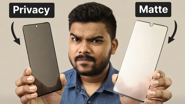 'Video thumbnail for Privacy vs Matte Tempered Glass: Which is Better for Smartphone?'
