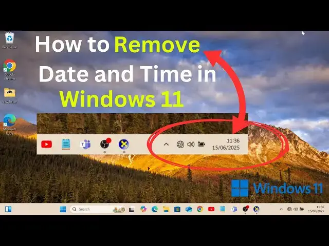 'Video thumbnail for Hide the Clock in Windows 11 | Windows 11 Remove Time and Date From Taskbar, How to Remove Date/Time'