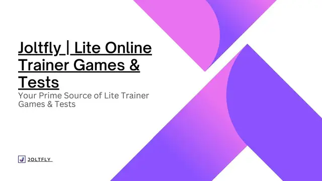 'Video thumbnail for Joltfly | Lite Online Trainer Games and Tests - How to Improve Your Gaming Skills'
