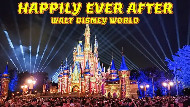 'Video thumbnail for The best fireworks show at Walt Disney World! Happily Ever After (2023)'