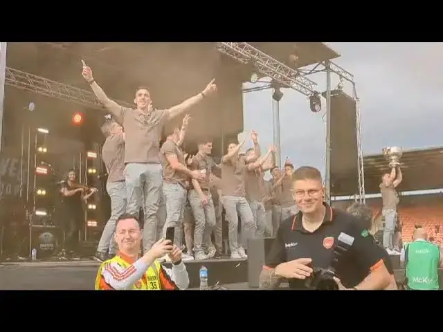 'Video thumbnail for Armagh fans welcome home All-Ireland champions to Athletic Grounds'