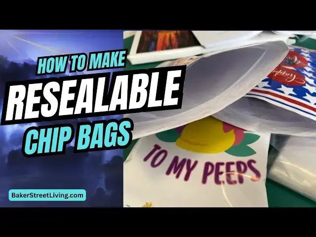 'Video thumbnail for How to Mzke Resealable Chip and Candy Bags'