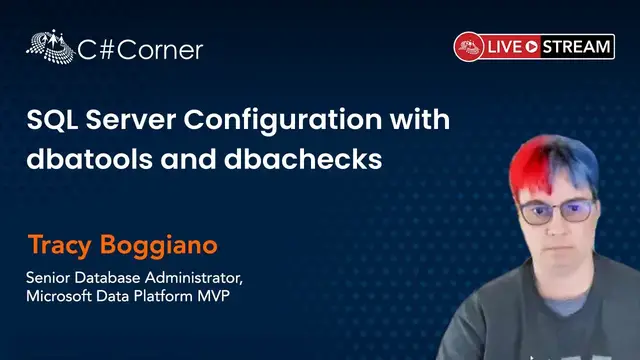 'Video thumbnail for SQL Server Configuration with dbatools & dbachecks by Tracy Boggiano | SQL Server Virtual Conference'