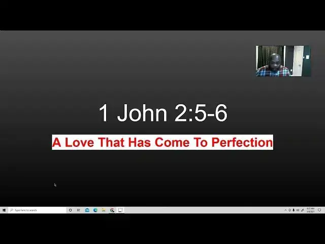 'Video thumbnail for A Closer Look At 1 John 2:5-6, A Love That Has Come To Perfection'