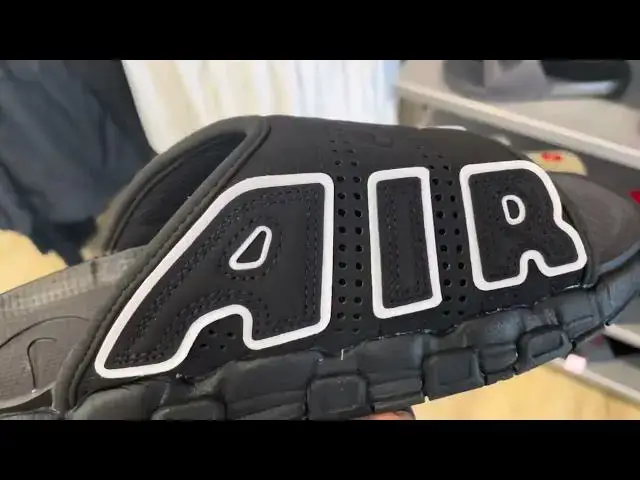 'Video thumbnail for Quick Look At the Nike Air More Uptempo Slides & Buy It Now'