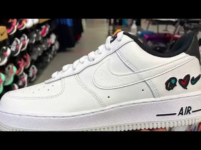 'Video thumbnail for Quick Look At The Nike Air Force 1 Peace Love Swoosh & Buy It Now'