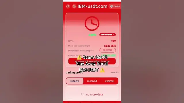 'Video thumbnail for IBM-USDT is a SCAM. Stay Away'