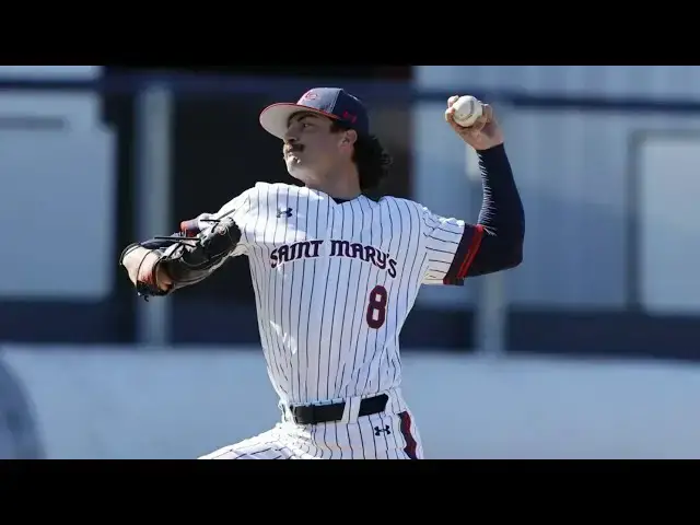 'Video thumbnail for Dylan Delvecchio 2025 College Baseball Highlights! | Saint Mary's Gaels'