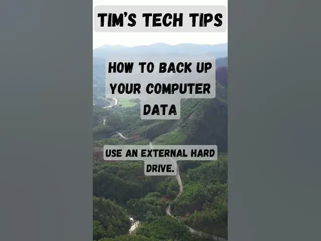 'Video thumbnail for How to back up your computer data'