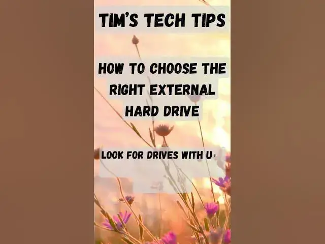 'Video thumbnail for How to choose the right external hard drive'