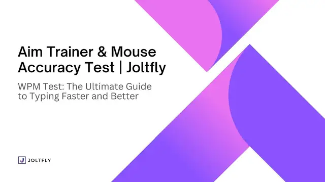 'Video thumbnail for Aim Trainer & Mouse Accuracy Test from Joltfly: What It Is and How It Can Help You Test Your Mouse…'