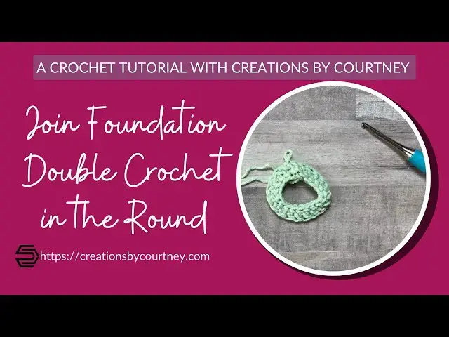 'Video thumbnail for Join Foundation Double Crochet in the Round'