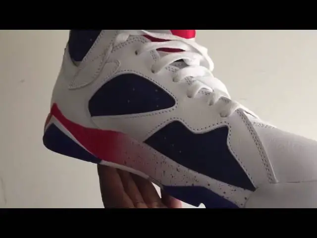 'Video thumbnail for Air Jordan 7 Olympic Tinker Alternate  First Look w / On Feet & More'