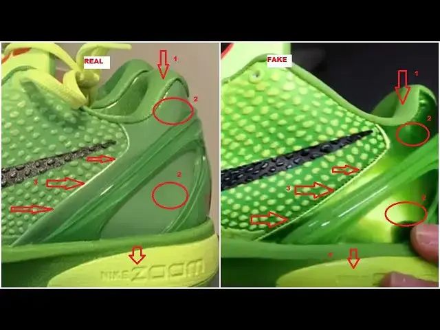 'Video thumbnail for Real Vs Fake Nike kobe 6 Grinch & Where To Buy Legit Pairs'