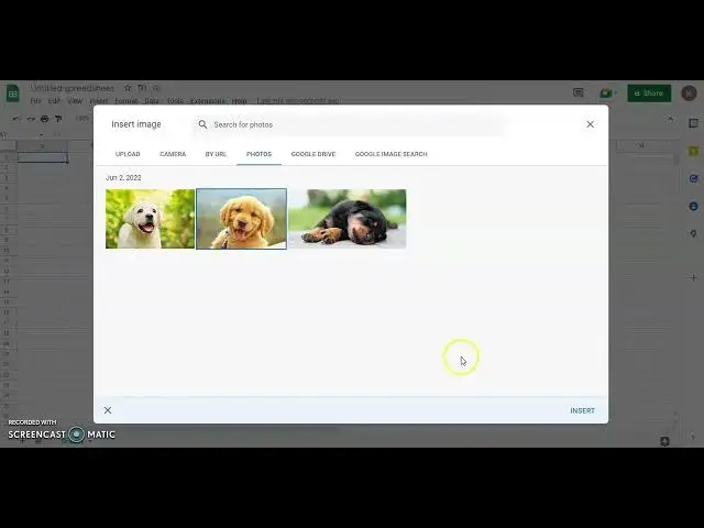 'Video thumbnail for How to insert image in Google Sheets'