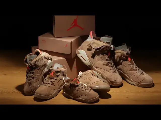 'Video thumbnail for Air Jordan 6 Travis Scott British Khaki, Where To Buy, How Many Pairs Possibly Made & Resell'