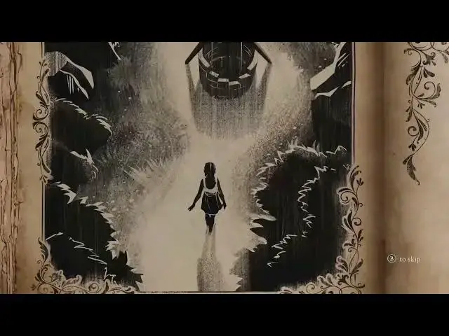 'Video thumbnail for South of Midnight - Chapter 2 Other Voices, Other Looms: Hazel Leaves The Mansion Storybook Cutscene'